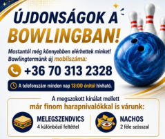 Újdonságok a Bowlingban! 